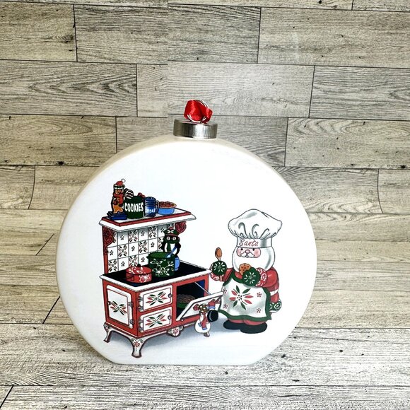 Brand NIB temptations by tara Ceramic Christmas Ornament Eggnog Mousse Recipe - Picture 2 of 3